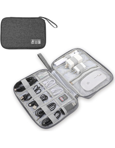 Organizador de Cables ElevateTech Portátil Impermeable 24x17 cm
