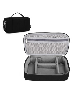 Organizador Electrónico de Viaje MOSISO, Bolsa Portátil Negra