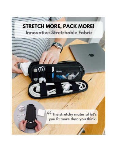 Organizador de Electrónicos SIDE BY SIDE Power Packer 26x9x4cm