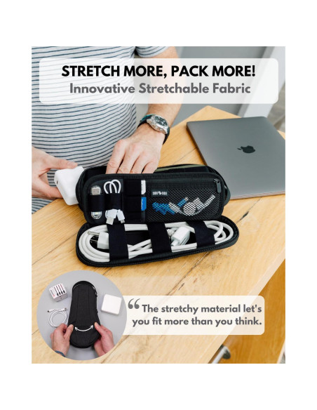 Organizador de Electrónicos SIDE BY SIDE Power Packer 26x9x4cm