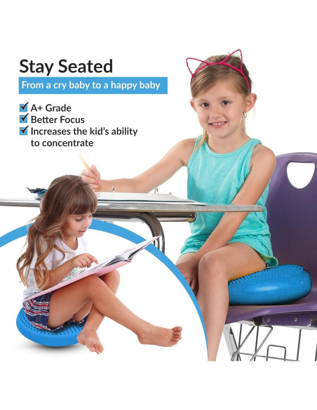 Cojín de Inestabilidad RFAQK Azul - Disco de Equilibrio 33.4 cm