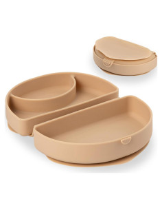 Plato de Viaje Miniware SLF de Silicona Plegable 21x15cm