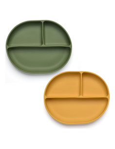 Juego de Platos de Silicona Imagination Junction 2 Piezas