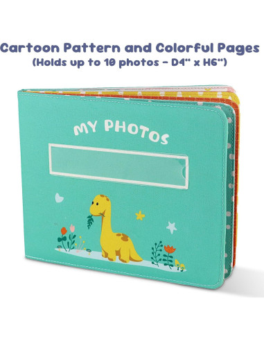 Álbum de Fotos Fanna para Bebés Dinosaurios 10 Imágenes 10x15 cm