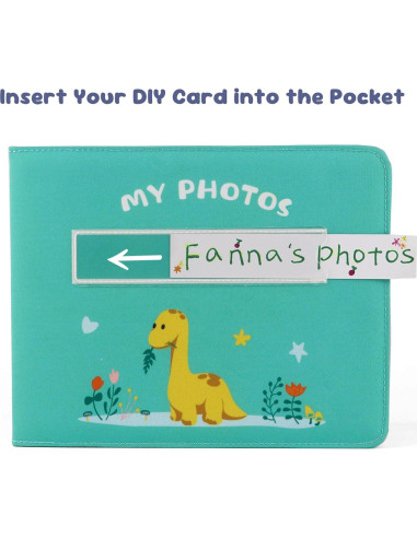 Álbum de Fotos Fanna para Bebés Dinosaurios 10 Imágenes 10x15 cm
