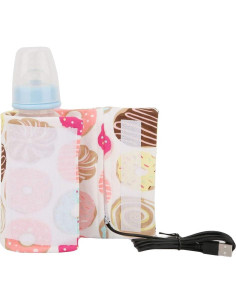 Calentador de Botellas USB Hilitand Donut para Bebés 40C 2