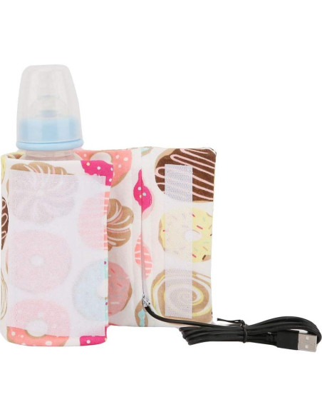 Calentador de Botellas USB Hilitand Donut para Bebés 40C