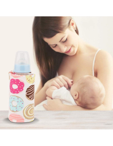 Calentador de Botellas USB Hilitand Donut para Bebés 40C