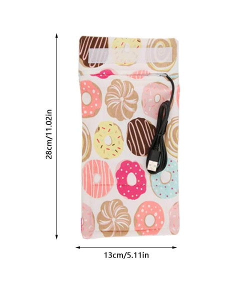 Calentador de Botellas USB Hilitand Donut para Bebés 40C