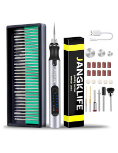 Bolígrafo de Grabado Eléctrico JANGKLIFE Mini Inalámbrico 3 Velocidades