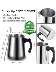 Kit de Fabricación de Velas de Soja HOWFIELD 52oz - Ecológico y No Tóxico 2