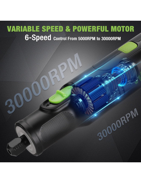 Herramienta Rotativa Inalámbrica WORKPRO 8V con 117 Accesorios