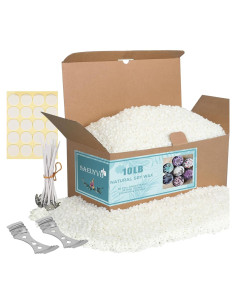 Kit de Fabricación de Velas SAEUYVB Cera de Soja 4.54 kg