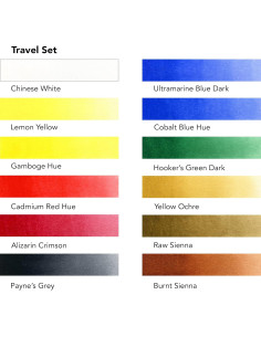 Set de Acuarelas Daler Rowney Aquafine 12 Colores 30ml 2