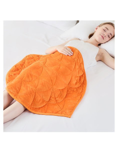 Manta con peso Eazfy Pro 76.2x101.6 cm Naranja Brillante