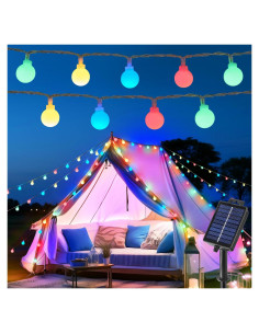 Luces Solares Brightown 60 LED 5.97m Multicolor para Exterior