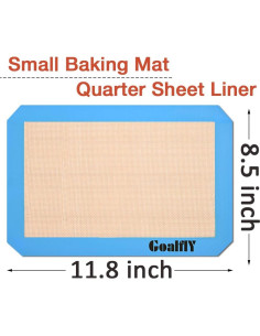 Set de 3 Tapetes de Silicona Reutilizables Goalfly 30x22 cm 2