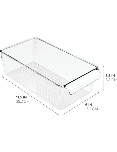 Contenedor de Almacenamiento iDesign Linus 29.2x15.2 cm
