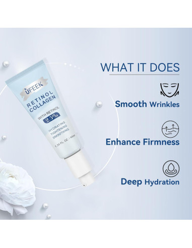 Crema Hidratante Antienvejecimiento UFEEK 39.9 ml con Retinol