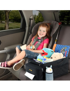 Organizador de Asiento de Coche DiGeeONEGU Plegable 2 Compartimentos 2