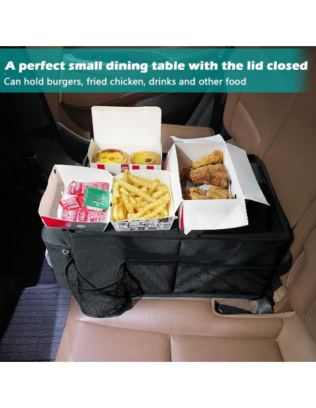 Organizador de Asiento de Coche DiGeeONEGU Plegable 2 Compartimentos