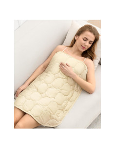 Manta con peso Cottonblue 3.2kg terciopelo cristal beige 73.7x61cm