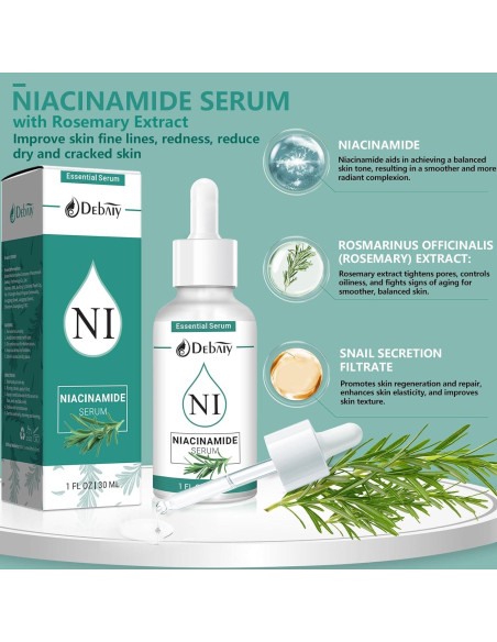 Suero Rejuvenecedor Niacinamida 5% DEBAIY - 3x30ml