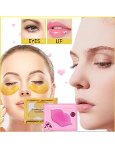 30 Pares de Mascarillas de Colágeno Sulily para Labios y Ojos 2