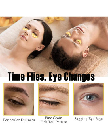 30 Pares de Mascarillas de Colágeno Sulily para Labios y Ojos