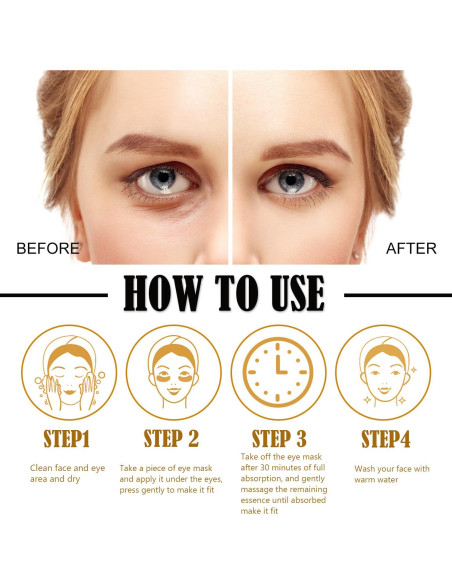 30 Pares de Mascarillas de Colágeno Sulily para Labios y Ojos 30 Pares de Mascarillas de Colágeno Sulily para Labios y Ojos