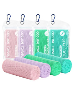 Toallas de Enfriamiento Ymomode - Paquete de 4 Microfibra