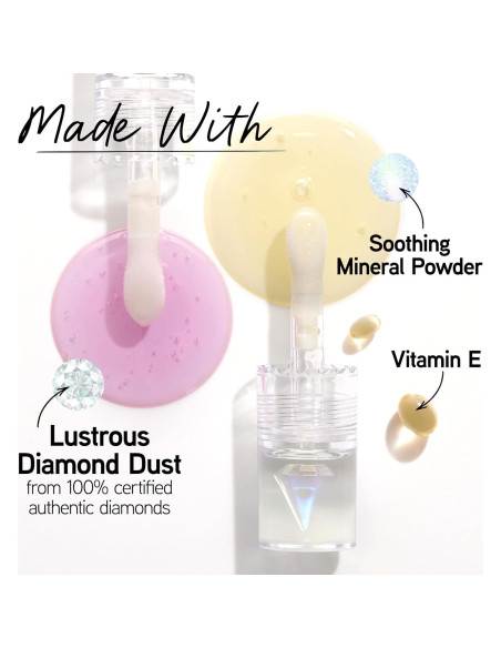 Aceite de Labios Mineral Wear Diamond Physicians Formula - Brillo Rosa