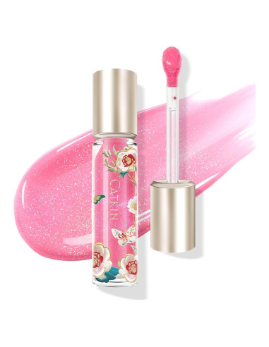 Brillo Labial Catkin C02 Diamante Rosa 3.5 ml - Hidratante y Voluminizador