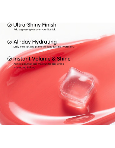 Brillo Labial Catkin C02 Diamante Rosa 3.5 ml - Hidratante y Voluminizador