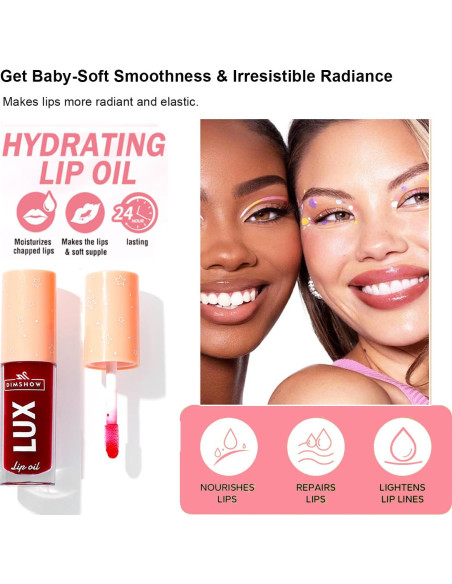 Set de 6 Aceites para Labios Brillantes Vivipop - Hidratantes Set de 6 Aceites para Labios Brillantes Vivipop - Hidratantes