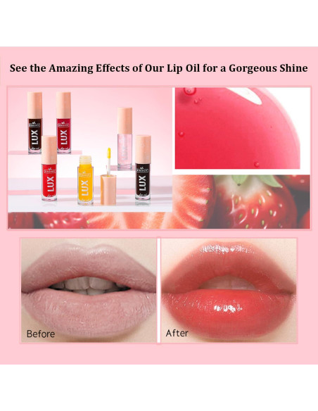 Set de 6 Aceites para Labios Brillantes Vivipop - Hidratantes Set de 6 Aceites para Labios Brillantes Vivipop - Hidratantes