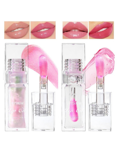 Aceite Labial Mágico Ginaday 2 Pcs Hidratante Color Cambiante
