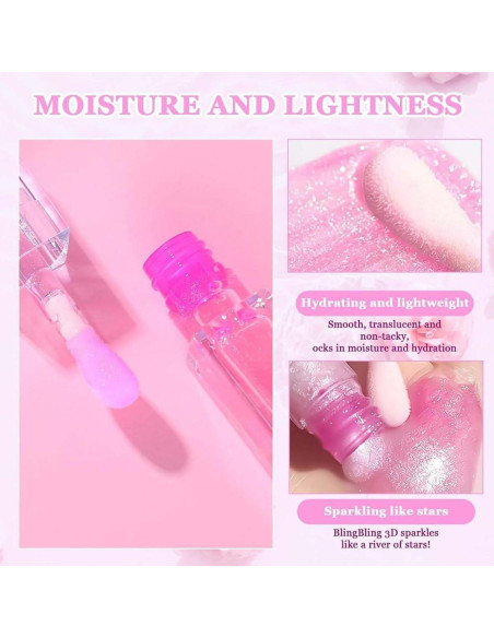 Aceite Labial Mágico Ginaday 2 Pcs Hidratante Color Cambiante