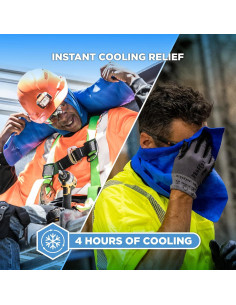 Toalla Evaporativa de Enfriamiento Ergodyne Chill-Its 6602 33x75cm Azul 2