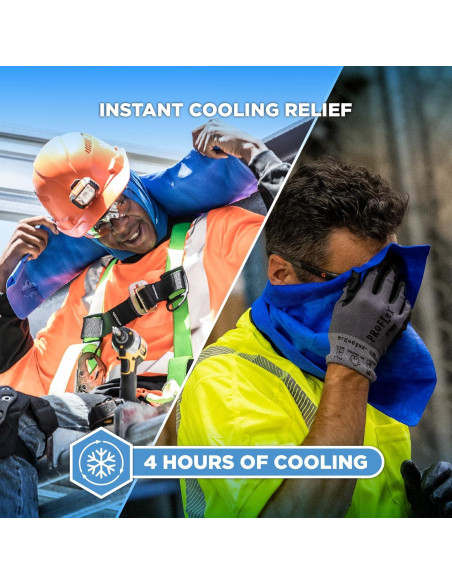 Toalla Evaporativa de Enfriamiento Ergodyne Chill-Its 6602 33x75cm Azul