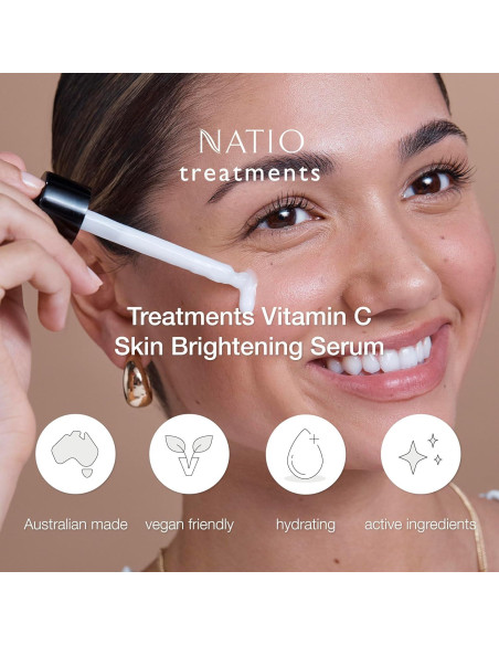 Suero Iluminador Facial Natio con Vitamina C 30 ml - Antioxidante