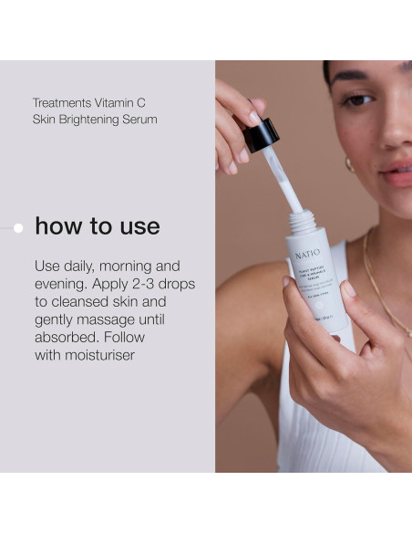 Suero Iluminador Facial Natio con Vitamina C 30 ml - Antioxidante