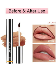 Lápiz de Labios Peel Off FPIZRTES 2 PCS Larga Duración Mate 2