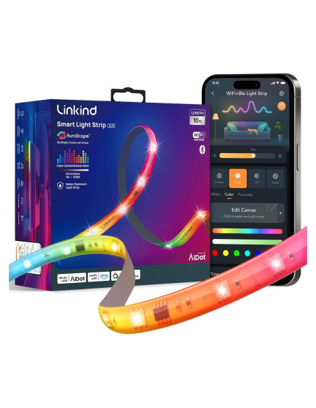 Tira de Luz LED RGB 3m Linkind - Control Alexa y Google Home