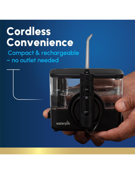 Irrigador Dental Inalámbrico Waterpik ION WF-12 Negro, 10 Configuraciones Irrigador Dental Inalámbrico Waterpik ION WF-12 Negro, 10 Configuraciones