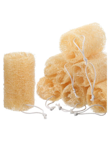 Set de 7 Esponjas de Lufa Natural Exfoliantes para Baño