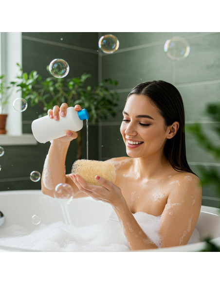 Set de 7 Esponjas de Lufa Natural Exfoliantes para Baño