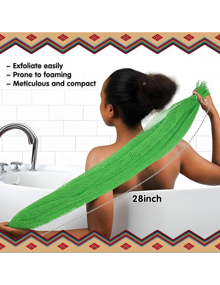 Esponjas de Red Africana AivaToba - 2 Unidades Exfoliantes Esponjas de Red Africana AivaToba - 2 Unidades Exfoliantes