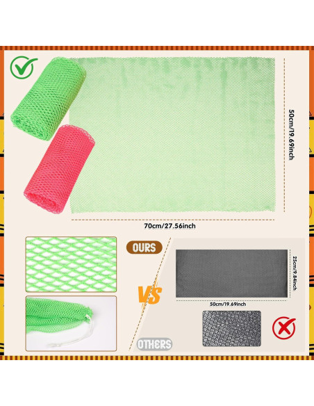 Esponjas de Red Africana AivaToba - 2 Unidades Exfoliantes Esponjas de Red Africana AivaToba - 2 Unidades Exfoliantes