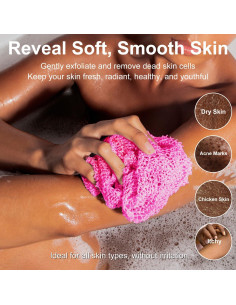 Esponja Exfoliante de Red Africana THURLADY - 2 Unidades 2